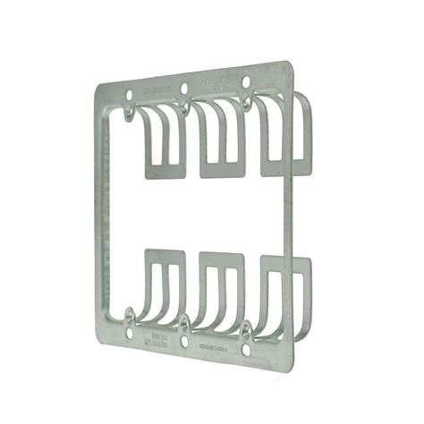 grounding metal low voltage mounting bracket|braided ground wire to mount plate.